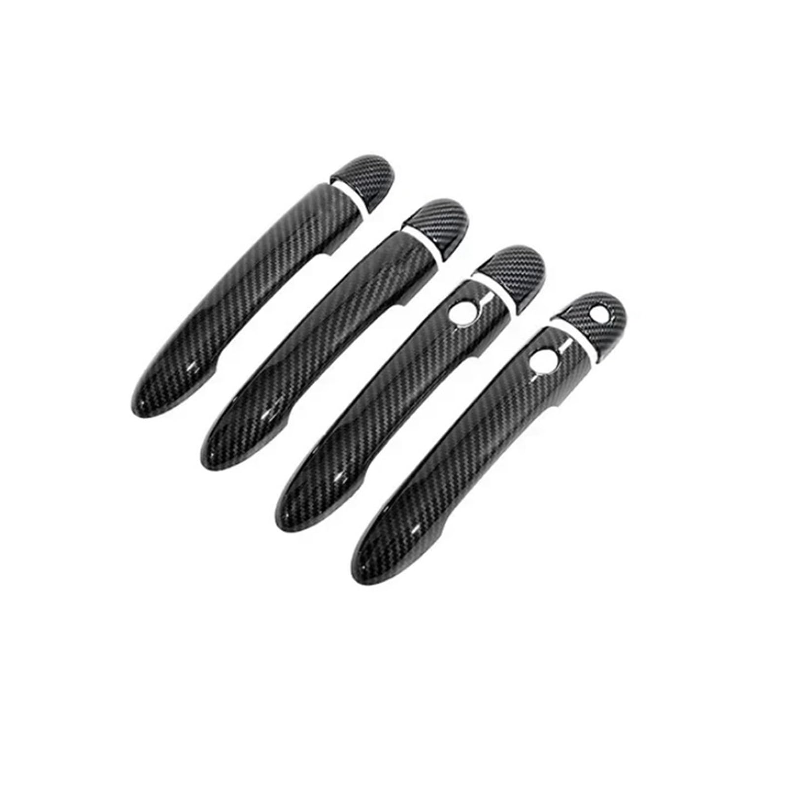 HILLAR Auto Außentürgriffe Für Scenic 2 II MK2 2003 2004 2005 2006 2007 2008 2009 Auto Rostfreie Aufkleber Trim Türgriff Abdeckung Außentürgriff Auto(Handle 4 Buttons) von HILLAR