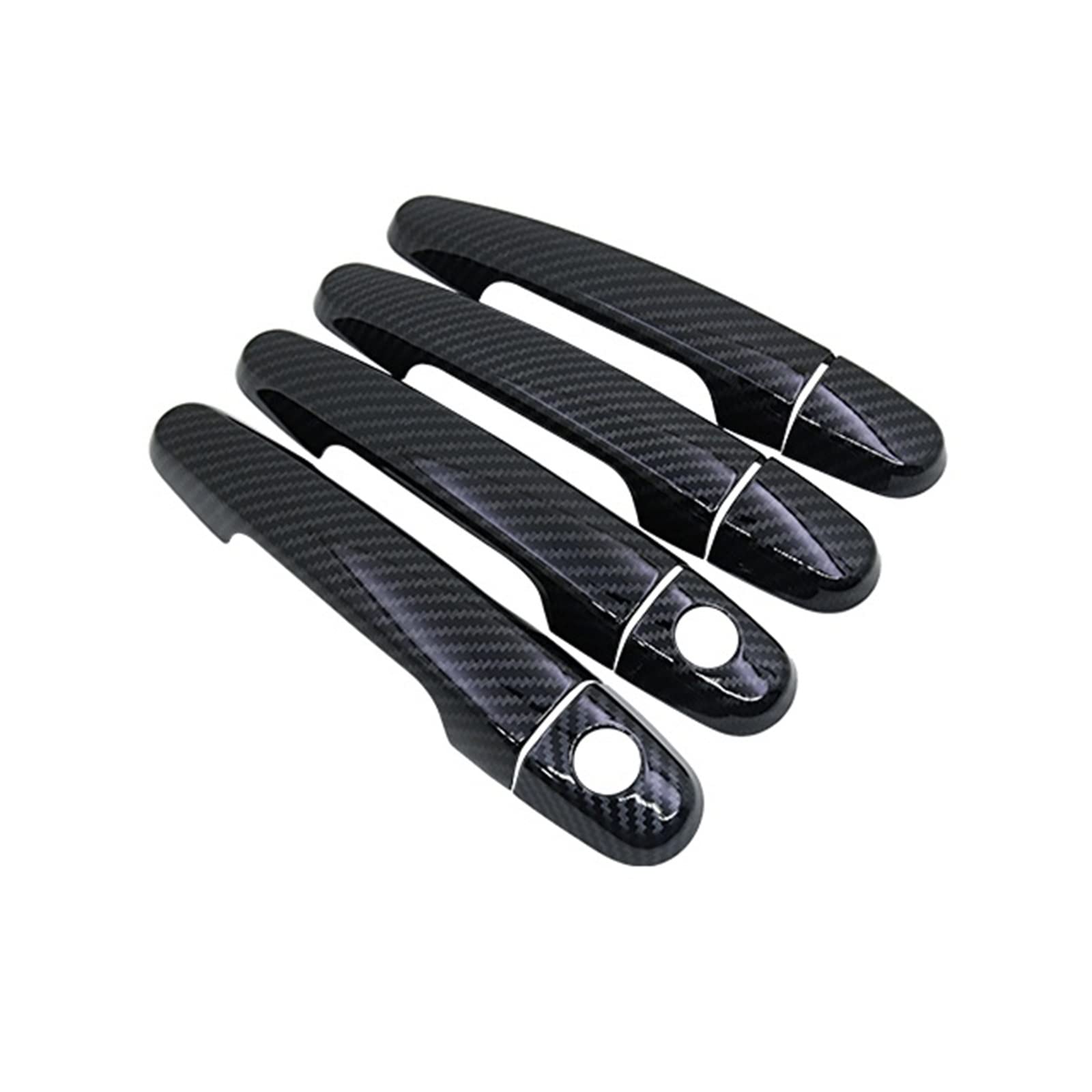 HILLAR Auto Außentürgriffe Für Toyota Für Corolla E140 E150 2007-2013 2008 2009 2010 Auto Aufkleber ABS Styling Chrom Türgriff Abdeckung Trim Außentürgriff Auto(2Keyholes 4door) von HILLAR