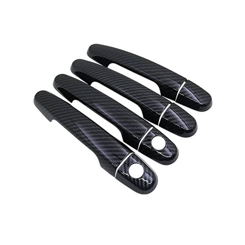 HILLAR Auto Außentürgriffe Für Toyota Für Corolla E140 E150 2007-2013 2008 2009 2010 Auto Aufkleber ABS Styling Chrom Türgriff Abdeckung Trim Außentürgriff Auto(2Keyholes 4door) von HILLAR