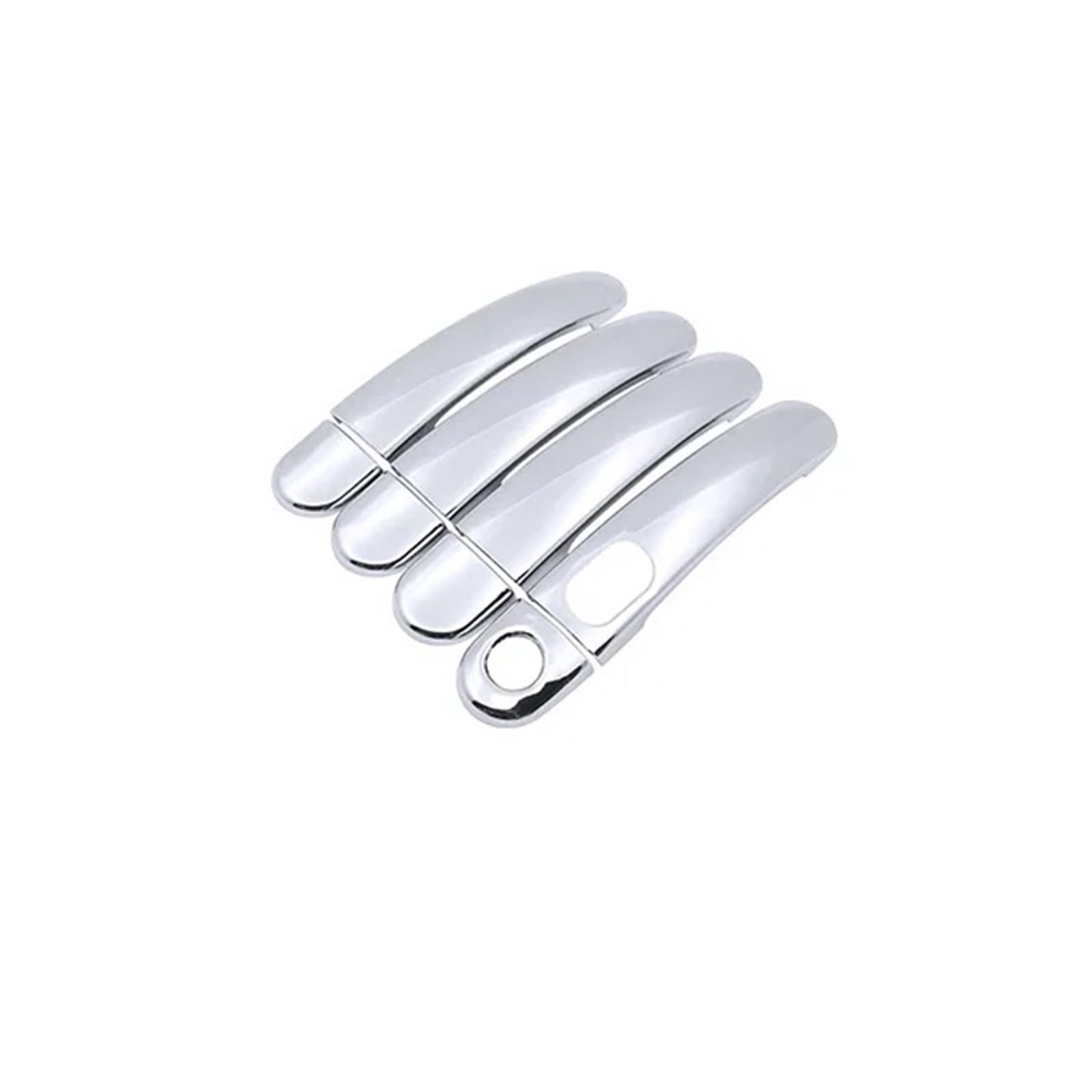 HILLAR Auto Außentürgriffe Für VW Für GOL Für Voyage Für Saveiro 2009~2023 MK3 5U Autotürgriffe Außenkratzschutzdekorabdeckung Auto Außentürgriff Auto(1 Keyhole 1 Button) von HILLAR