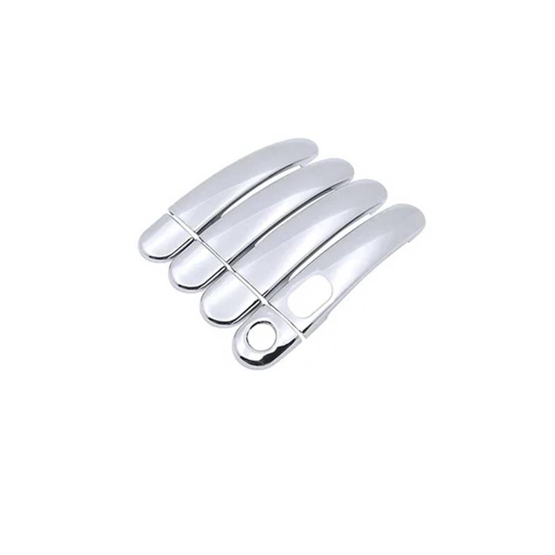 HILLAR Auto Außentürgriffe Für VW Für GOL Für Voyage Für Saveiro 2009~2023 MK3 5U Autotürgriffe Außenkratzschutzdekorabdeckung Auto Außentürgriff Auto(1 Keyhole 1 Button) von HILLAR