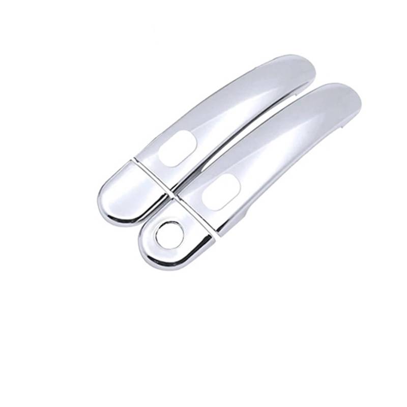 HILLAR Auto Außentürgriffe Für VW Für GOL Für Voyage Für Saveiro 2009~2023 MK3 5U Autotürgriffe Außenkratzschutzdekorabdeckung Auto Außentürgriff Auto(1 Keyhole 2 Button) von HILLAR