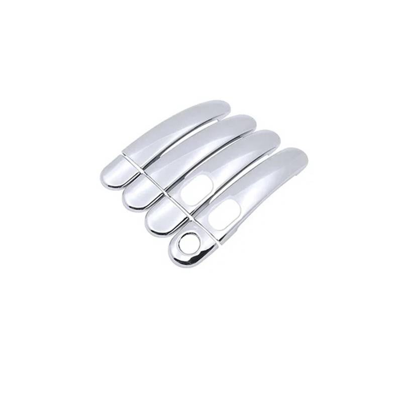 HILLAR Auto Außentürgriffe Für VW Für GOL Für Voyage Für Saveiro 2009~2023 MK3 5U Autotürgriffe Außenkratzschutzdekorabdeckung Auto Außentürgriff Auto(1 Keyhole 2 Button A) von HILLAR