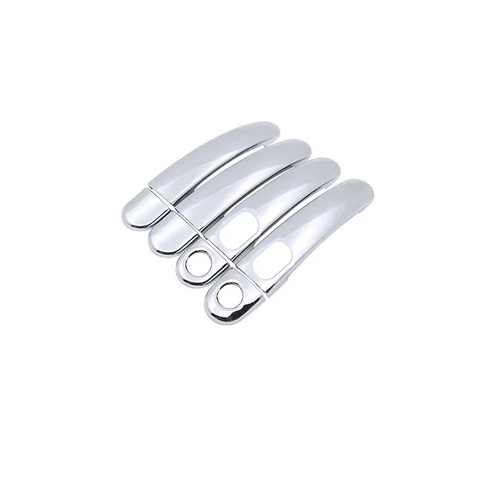 HILLAR Auto Außentürgriffe Für VW Für GOL Für Voyage Für Saveiro 2009~2023 MK3 5U Autotürgriffe Außenkratzschutzdekorabdeckung Auto Außentürgriff Auto(2 Keyhole 2 Button) von HILLAR