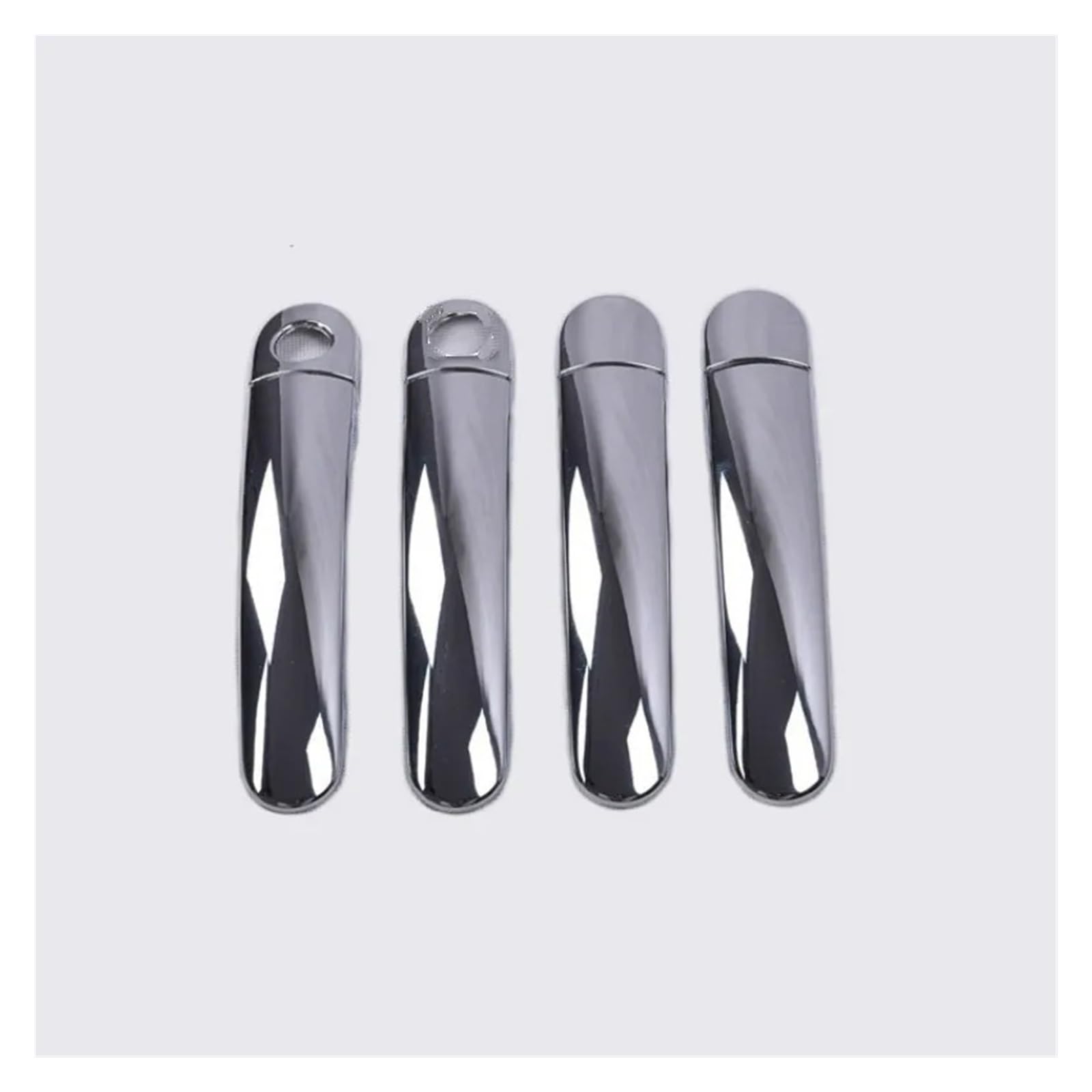 HILLAR Auto Außentürgriffe Für VW Für Golf 5 MK5 Für Golf V Für Rabbit 1K 2004-2009 Carbon Fiber Chrome Auto Türgriffabdeckung Styling Aufkleber Außentürgriff Auto(Model E) von HILLAR