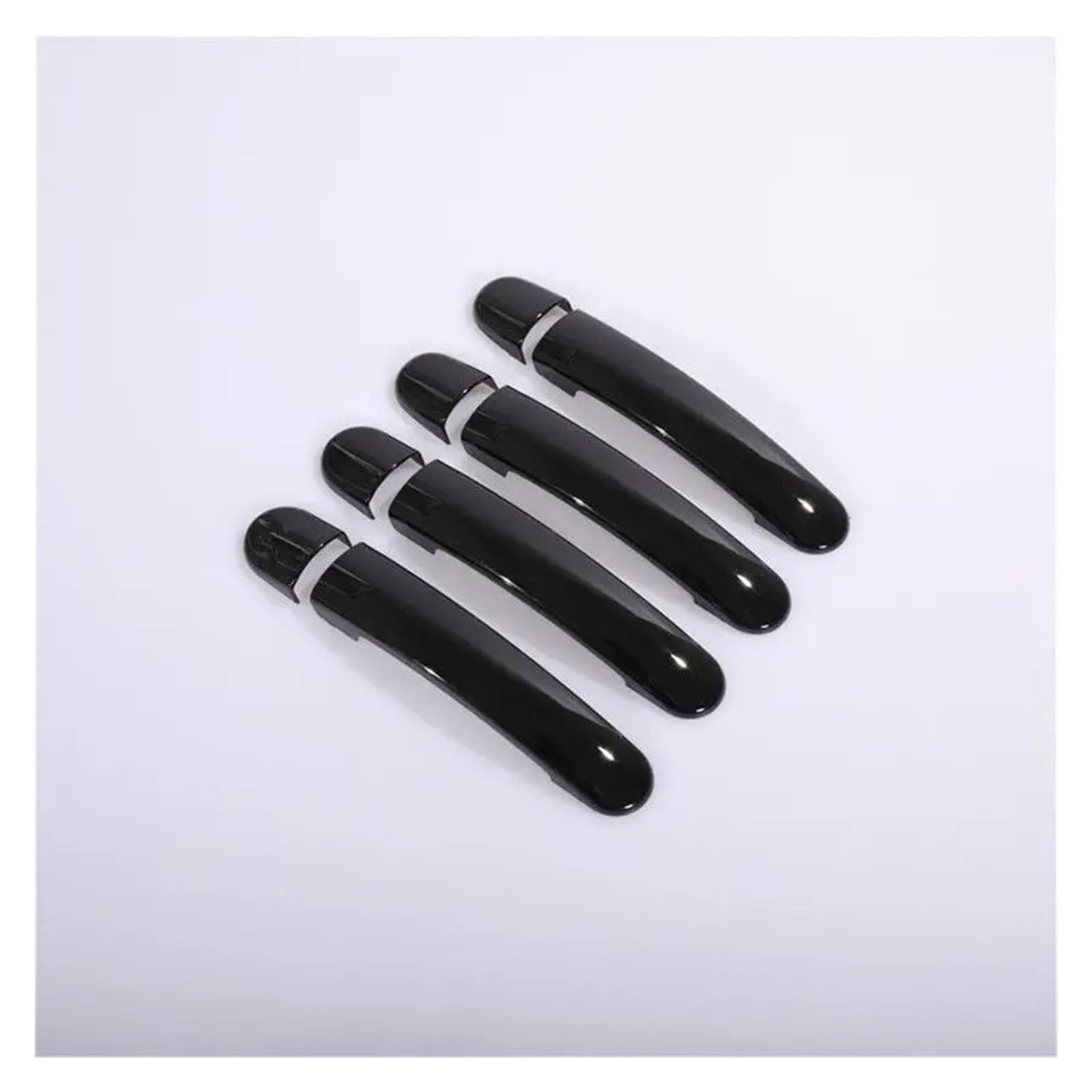HILLAR Auto Außentürgriffe Für VW Für Polo 2010 2011 2012 2013 2014 2015 2016 2017 Schwarz Chrom Auto Türgriff Abdeckungen Auto Styling Aufkleber Außentürgriff Auto(Black 0 Keyhole) von HILLAR