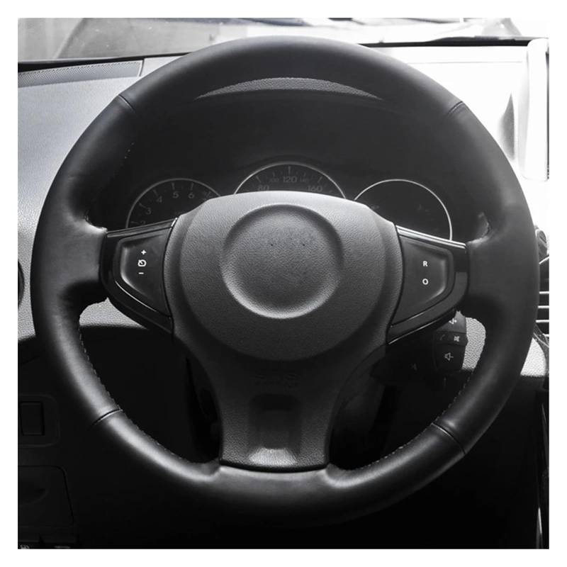 Lenkradbezug Für Koleos 2008-2016 Für Samsung QM5 2007-2014 Auto-Innenraum-Auto-Lenkrad-Abdeckungsgeflecht Lenkradcover(Red Thread) von HILLAR