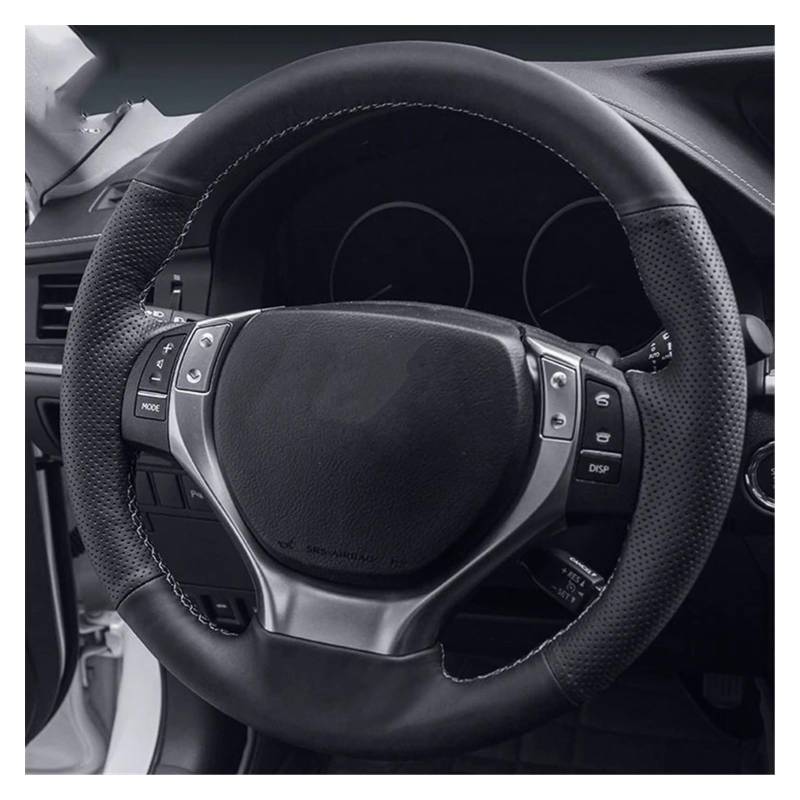 Lenkradbezug Für Lexus ES250 ES300h GS250 GS300h RX270 RX350 2013 Innenausstattung Autozubehör Auto Lenkradbezug Braid Lenkradcover(3 Colors Thread) von HILLAR