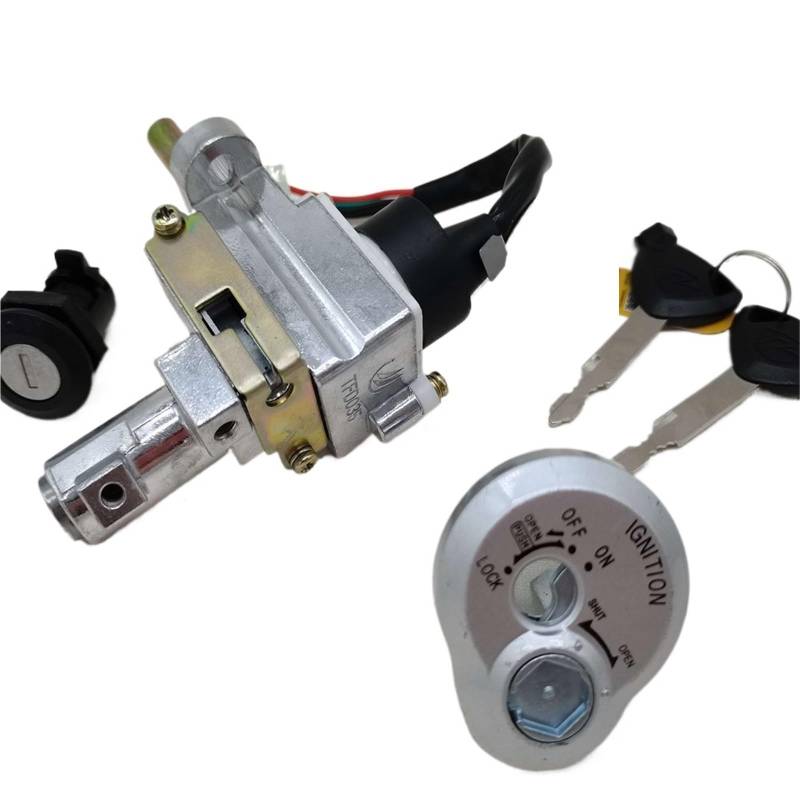 Motorrad Zündschalter Für Bws125 Für Zuma125 Yw125 Toolbox Schlösser Mit 2 Schlüssel B047 Roller Tür Schlüssel Zündung Schalter Set Schloss Motorrad Zuendschloss(Gourd-Shaped) von HILLAR