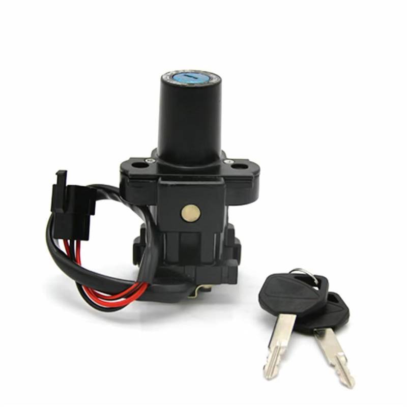 Motorrad Zündschalter Für CBR300RA Für CBR300R Für CBR250RA Für CBR250R/Motorrad Kraftstoff Tank Kappe Zündung Schalter Sitz Lock Kit R 35010-KYJ-900 Motorrad Zuendschloss von HILLAR