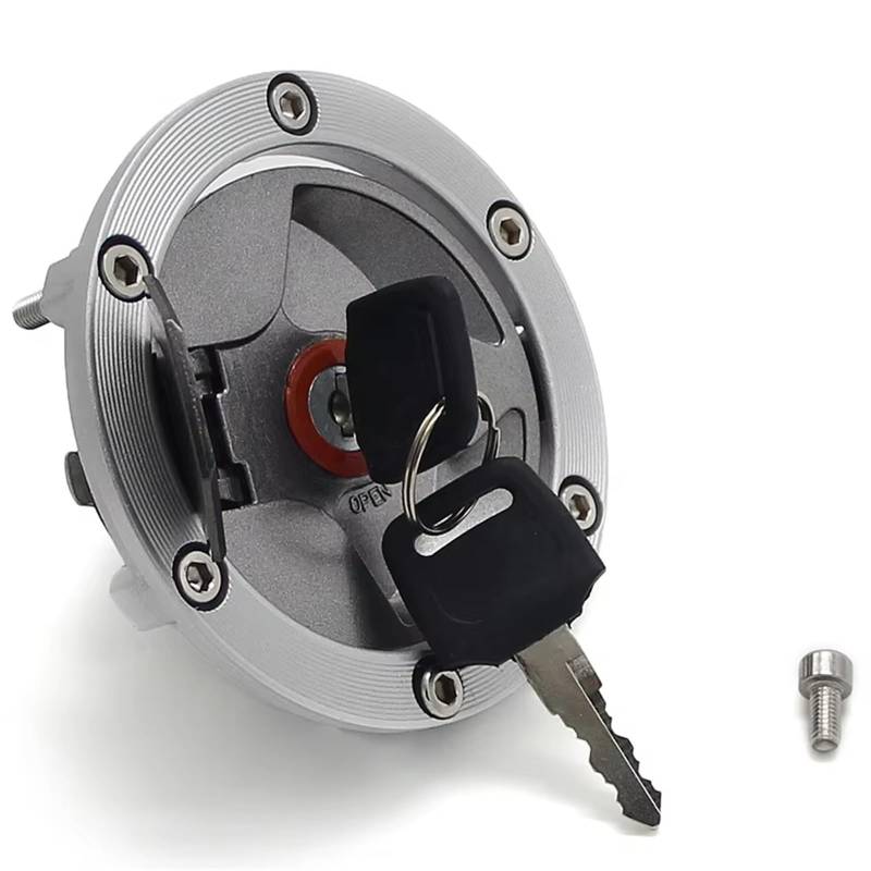 Motorrad Zündschalter Für Kawasaki EX25 08-140 Für Ninja 250 EX300 300 13-17 ER250 300 Z25 Für Z250SL Motorrad Zündung Kraftstoff Gas Tank Cap Cover Lock Motorrad Zuendschloss von HILLAR