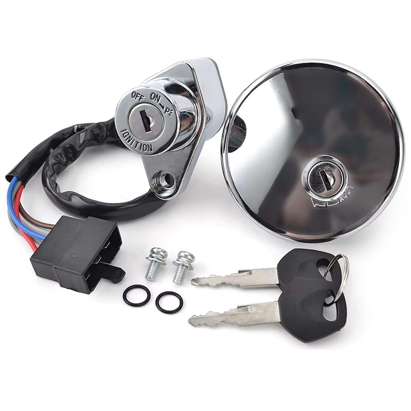 Motorrad Zündschalter Für Kawasaki Für Vulcan 500 800 EN500 VN400 VN800 27005-1188 51049-1103 Motorrad Zündschloss Tankdeckel Abdeckung Schloss Schlüssel Motorrad Zuendschloss Motorrad Zündschalter Für Kawasaki Für Vulcan 500 800 EN500 VN400 VN800 27005-1188 51049-1103 Motorrad Zündschloss Tankdeckel Abdeckung Schloss Schlüssel Motorrad Zuendschloss von HILLAR