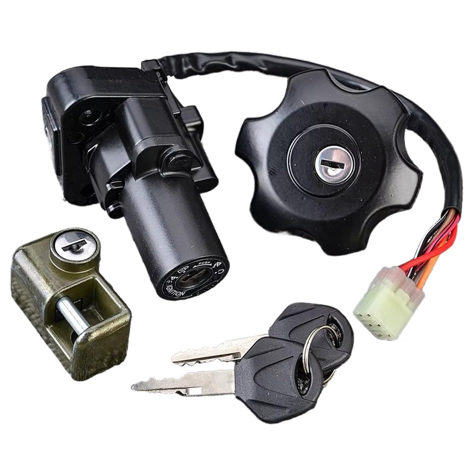 Motorrad Zündschalter Für Suzuki DR650 Für DR650SE 1996-2022 37000-04810 37000-04811 37000-04812 Zündung Schalter Tankdeckel Sitz Schloss Schlüssel Motorrad Zuendschloss Motorrad Zündschalter Für Suzuki DR650 Für DR650SE 1996-2022 37000-04810 37000-04811 37000-04812 Zündung Schalter Tankdeckel Sitz Schloss Schlüssel Motorrad Zuendschloss von HILLAR