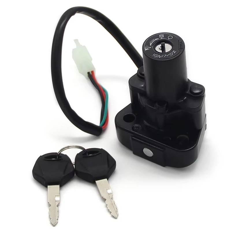 Motorrad Zündschalter Für TTR225 Für XT225WE Für Serow Für XT225W SR125 RZ50 Motorrad Zündschlüssel Schalter Schlösser 4JG-82022-11 4JG-82021-11 Motorrad Zuendschloss von HILLAR