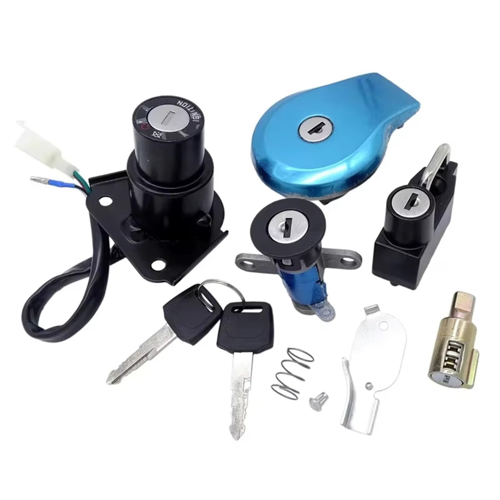 Motorrad Zündschalter Für Virago XV125/250/400/535 Für XXV240 250 3LS 535 2UJ Motorrad Zündung Starten Schalter Tankdeckel Helm Sitz Lock Kit Motorrad Zuendschloss Motorrad Zündschalter Für Virago XV125/250/400/535 Für XXV240 250 3LS 535 2UJ Motorrad Zündung Starten Schalter Tankdeckel Helm Sitz Lock Kit Motorrad Zuendschloss von HILLAR