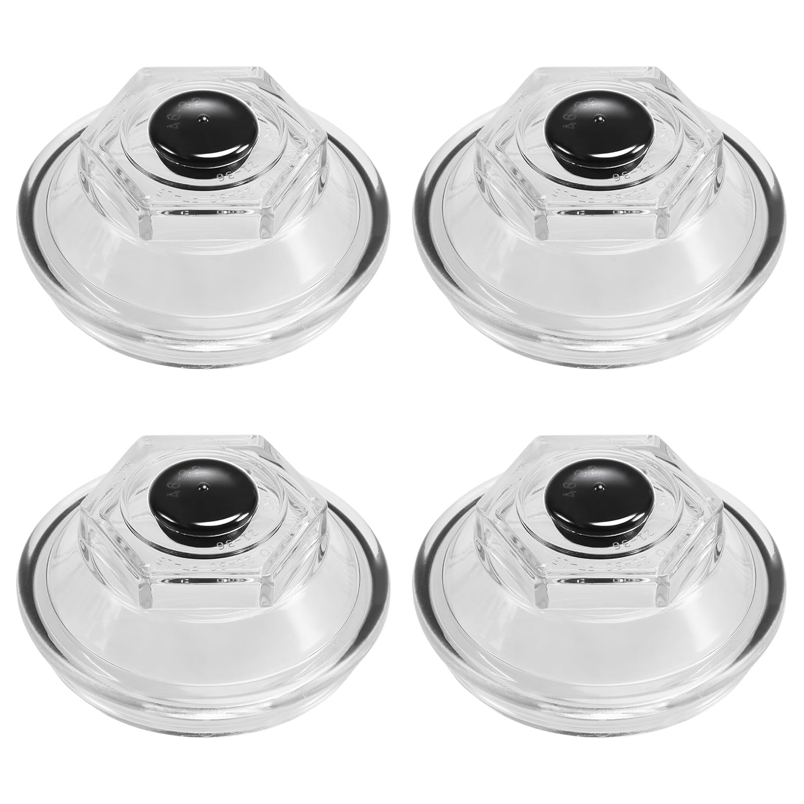 HIMARKLIF Ölbad-Staubkappen, Ölkappe, O-Ring und Gummistopfen-Set, kompatibel mit Dexter 9K (nach 10-1-1989) und 10K 12K 15K Achsen 10,2 cm - 12 Gewinde, ersetzt #: K71-148-00, 4 Stück von HIMARKLIF