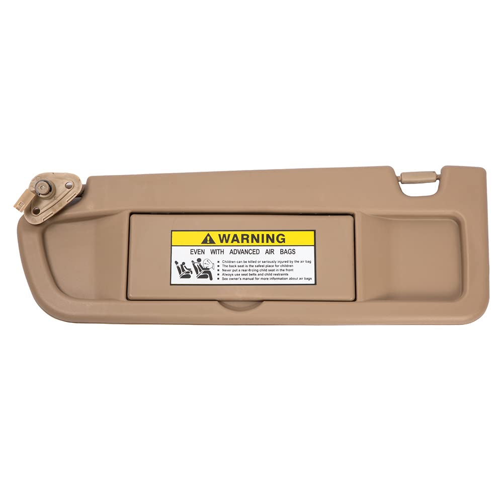 HIMIKI Sonnenblende für die linke Fahrerseite, kompatibel mit Honda Civic 2006, 2007, 2008, 2009, 2010, 2011, ersetzt # 83280-SNA-W01ZB, Beige HIMIKI Sonnenblende für die linke Fahrerseite, kompatibel mit Honda Civic 2006, 2007, 2008, 2009, 2010, 2011, ersetzt # 83280-SNA-W01ZB, Beige von HIMIKI