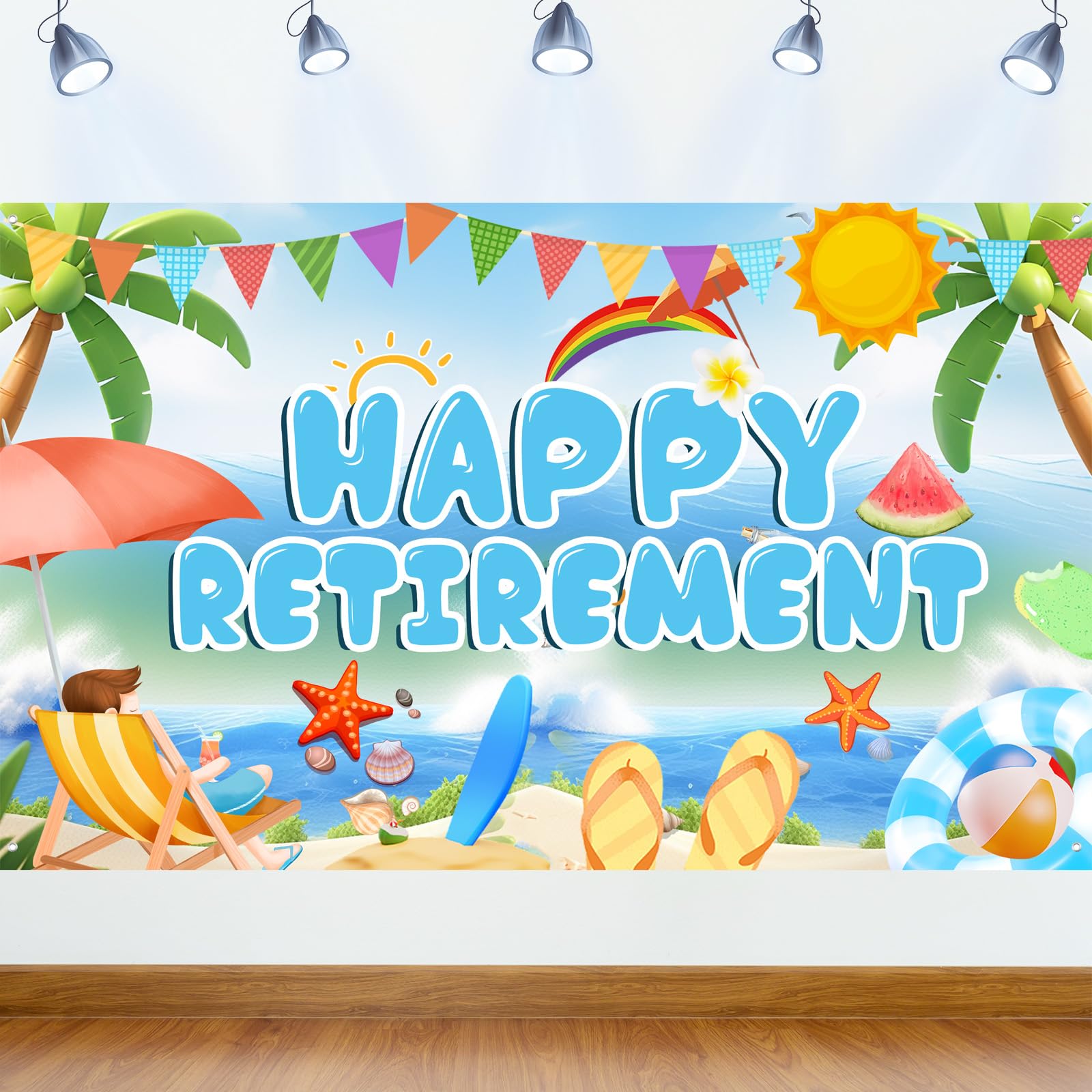 Dekoration für ruhestandsparty,Ruhestand Party Dekorationen Rosa,Suitable for Pool Parties Retirement Decor Banners Happy Retirement Decorations Supplies Dekoration für ruhestandsparty,Ruhestand Party Dekorationen Rosa,Suitable for Pool Parties Retirement Decor Banners Happy Retirement Decorations Supplies von HINGTAI