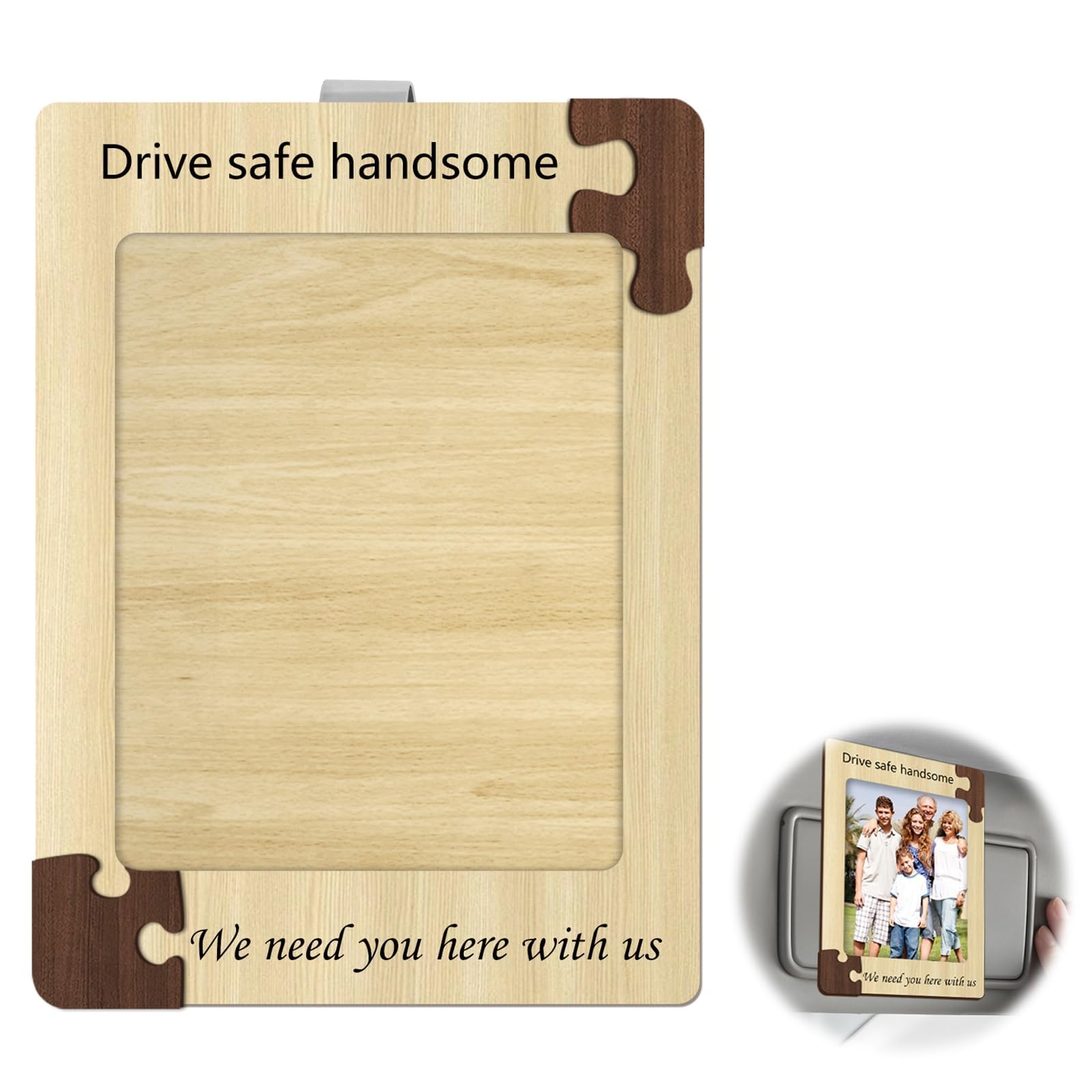 Personalisierter Fotohalter aus Holz für die Auto-Sonnenblende, Bilderrahmen für die Auto-Sonnenblende, Drive Safe Visier-Clip, Bilderrahmen mit Visier-Clip, Auto-Fotohalter, Bilderrahmen fürs Auto Personalisierter Fotohalter aus Holz für die Auto-Sonnenblende, Bilderrahmen für die Auto-Sonnenblende, Drive Safe Visier-Clip, Bilderrahmen mit Visier-Clip, Auto-Fotohalter, Bilderrahmen fürs Auto von HINGTAI