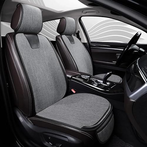 HIPATU Auto Sitzauflage Komplettes Set für VW ID.3 2019-2023, Auto Sitzkissen Autositzbezüge Wasserdicht Atmungsaktiv Sitzauflagen mit Rückenlehne,A/Gray von HIPATU