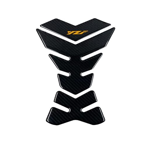 HIRIMS Motorrad Tankschutz Pad Für Yamaha YZF R1 R3 R15 R6 600 R125 1000 3D Carbon-Look Motorrad Tankpad Schutzfolie Aufkleber Fall (Color : A-2) von HIRIMS