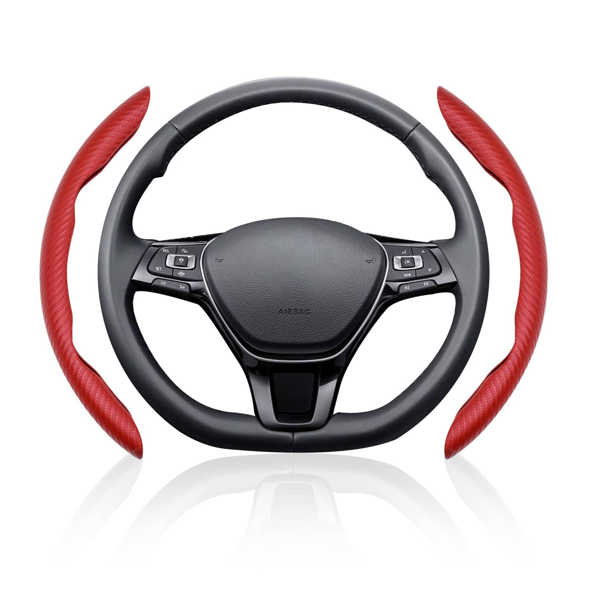 Auto Lenkradhülle Lenkrad Abdeckung, HISports Universal Carbon Auto Lenkradbezug Rutschfester Lenkradhülle Segmentierter Car Steering Wheel Cover Lenkradabdeckung Lenkradschoner Für Auto, SUV, LKW Auto Lenkradhülle Lenkrad Abdeckung, HISports Universal Carbon Auto Lenkradbezug Rutschfester Lenkradhülle Segmentierter Car Steering Wheel Cover Lenkradabdeckung Lenkradschoner Für Auto, SUV, LKW von HISports