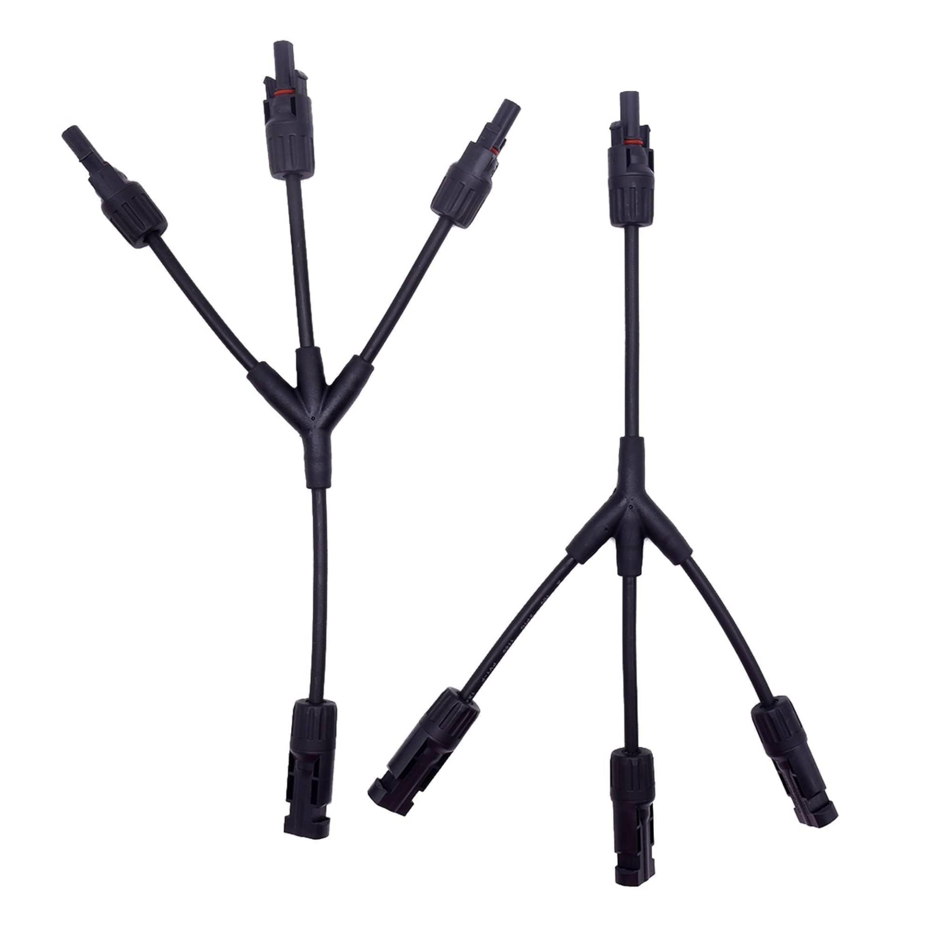 HISports 1Y3 Solarkabel Y-Verteiler,solarkabel y verteiler 1y3 4 mm²,Solarpanel 1 Paar PV Kabel Parallel Male Female MMF und FFM Rot/Schwarz 6 in 1 solar Kabel Adapter solarstecker HISports 1Y3 Solarkabel Y-Verteiler,solarkabel y verteiler 1y3 4 mm²,Solarpanel 1 Paar PV Kabel Parallel Male Female MMF und FFM Rot/Schwarz 6 in 1 solar Kabel Adapter solarstecker von HISports