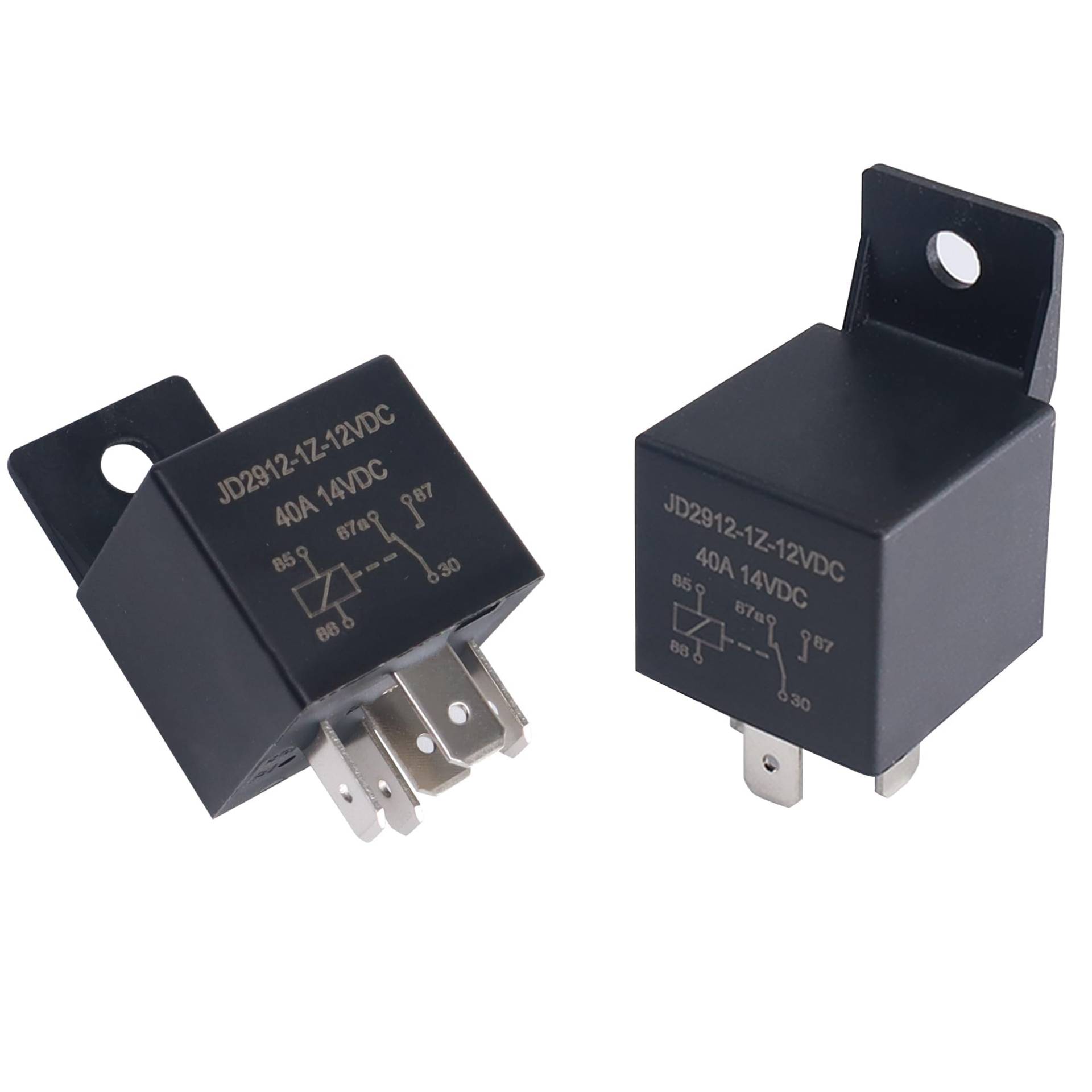 HISports 2 Stück KFZ Relais,12V 40A 5 Pin Auto Relais SPST für Auto LKW Boot Van Motorrad,Schalter und Vorspeisen Motorrelais,JD2912-1Z-12VDC,Umschaltrelais Wechselrelais HISports 2 Stück KFZ Relais,12V 40A 5 Pin Auto Relais SPST für Auto LKW Boot Van Motorrad,Schalter und Vorspeisen Motorrelais,JD2912-1Z-12VDC,Umschaltrelais Wechselrelais von HISports
