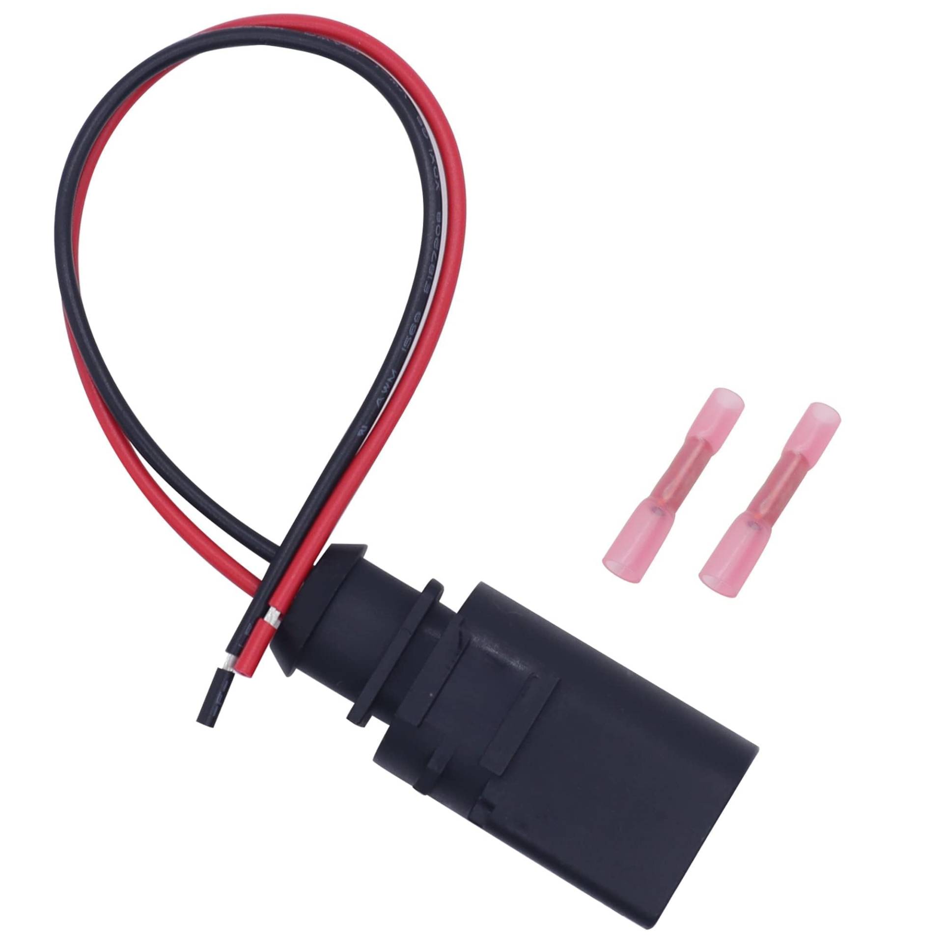 HISports 2 pin Reparatursatz Kabelbaum Stecker 1J0973802,Kompatibel mit A4 A6 A8,BS ESP Temperatursensor Stecker HISports 2 pin Reparatursatz Kabelbaum Stecker 1J0973802,Kompatibel mit A4 A6 A8,BS ESP Temperatursensor Stecker von HISports