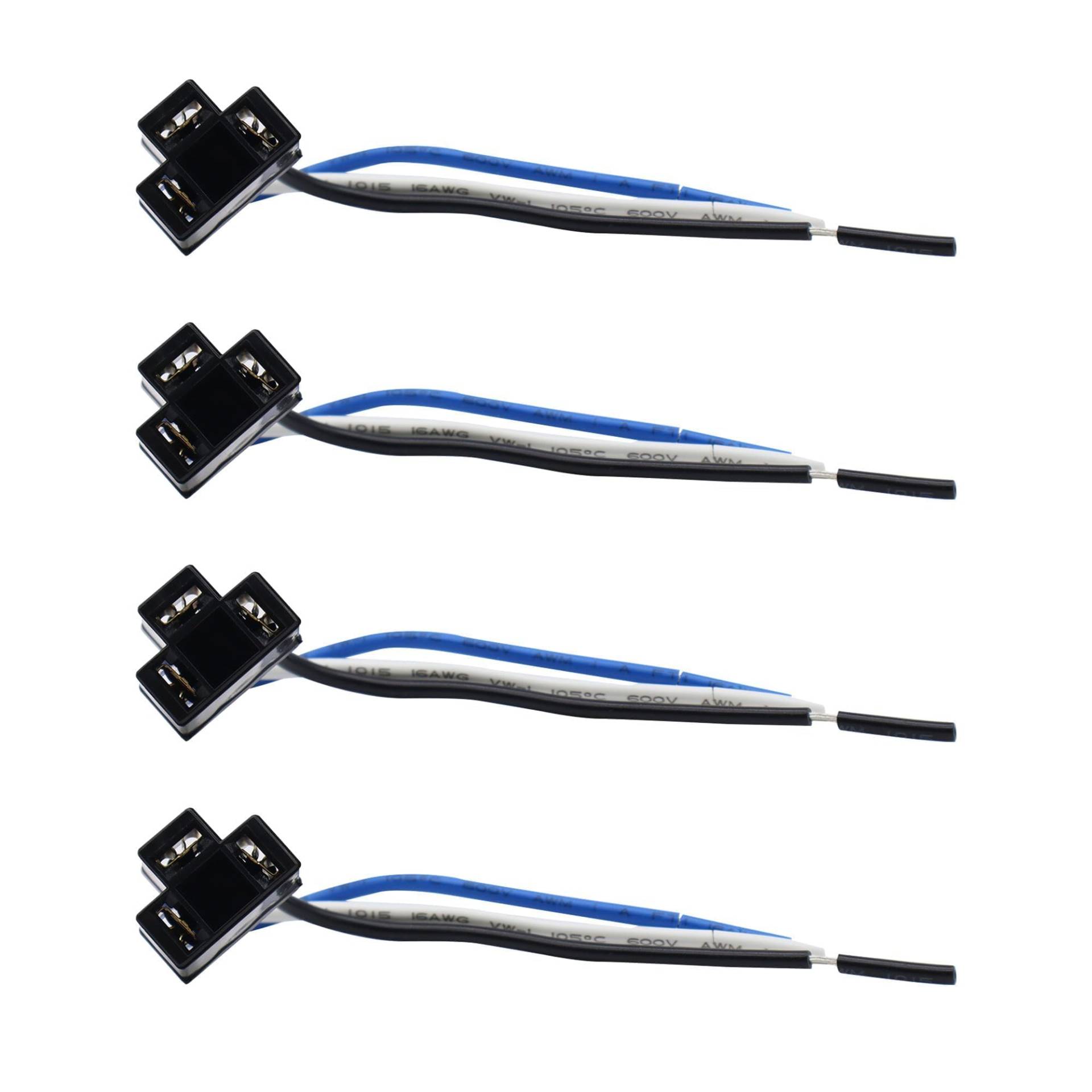 HISports 4 Stück H4 Lampen Stecker, 3 Pin Scheinwerferadapter Fassung Sockel Lampenfassung Lampensockel Lampenstecker Kompatibel mit Scheinwerfer oder Nebelscheinwerfer HISports 4 Stück H4 Lampen Stecker, 3 Pin Scheinwerferadapter Fassung Sockel Lampenfassung Lampensockel Lampenstecker Kompatibel mit Scheinwerfer oder Nebelscheinwerfer von HISports