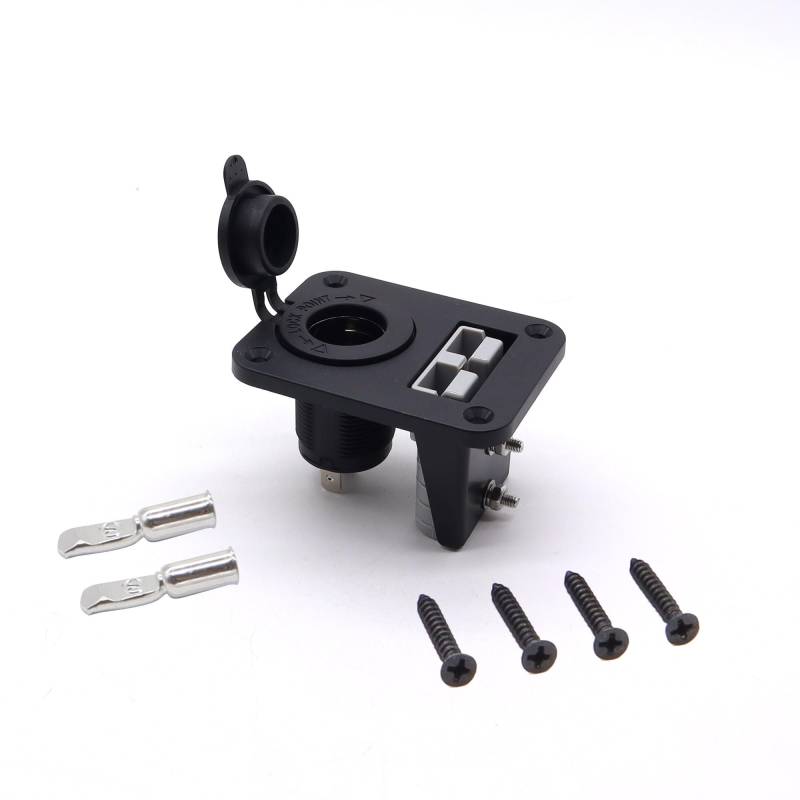 HISports Anderson Stecker für CTEK – 12-24V IP65 Adapter,12v zigarettenanzünder dose DS1011 inklusive Kupferklemmen & Schrauben von HISports