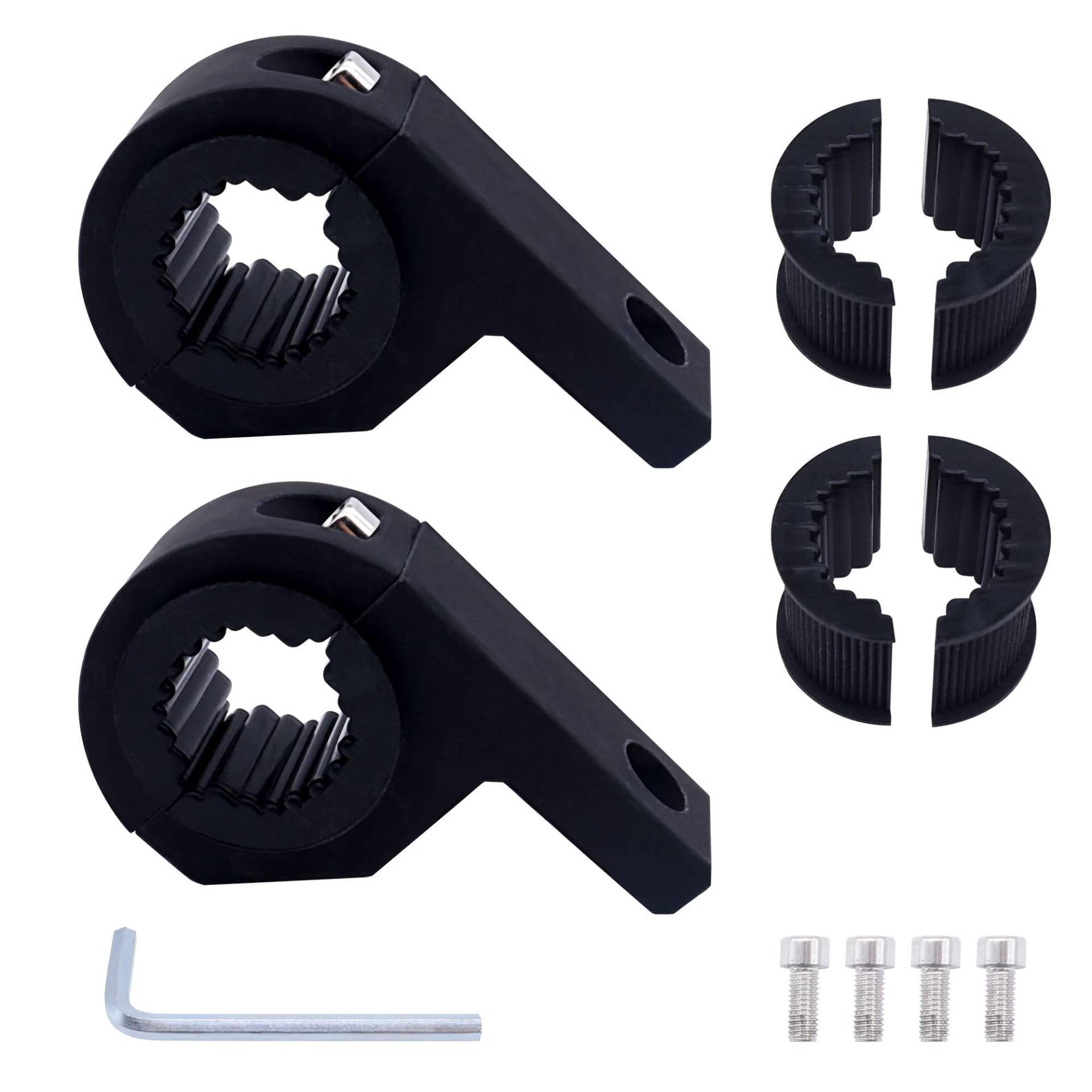HISports Arbeitsleuchten Halterung, Universal Light Bar Halterungs 19-32mm Rohr Klemme Scheinwerfer Halterung Light Bar Mount Bracket für Frontschutzbügel Geländewagen Auto LKW Motorrad Boot HISports Arbeitsleuchten Halterung, Universal Light Bar Halterungs 19-32mm Rohr Klemme Scheinwerfer Halterung Light Bar Mount Bracket für Frontschutzbügel Geländewagen Auto LKW Motorrad Boot von HISports