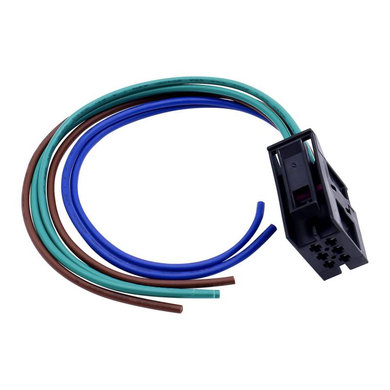 HISports Auto Rücklicht Kabelbaum Stecker Anschlusskabel 6 Pin Rücklicht Loom Verkabelung Buchse Stecker 6Q0937702 Rückleuchte Kabel Stecker Kompatibel mit Audi A1 2010-2018 Q3 2011-2018 Q5 von HISports