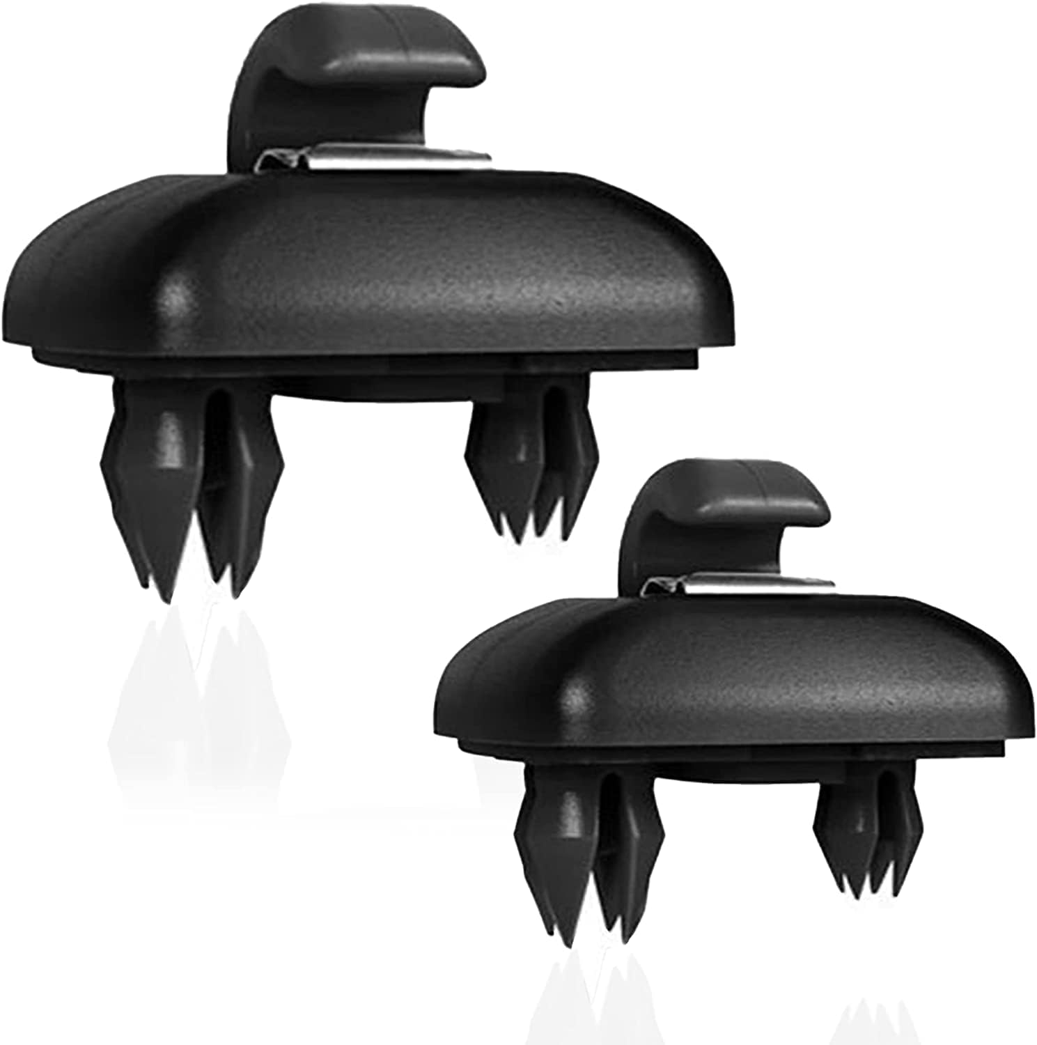 HISports Auto Sonnenblende Haken 8U0857562A Auto Sonnenblende Clip Haken Sonnenblende Halterung Haken für Sonnenblenden Kompatibel mit A1 A3 A4 A5 Q3 Q5 (8E0 857 562) A7 B6 B7 B8 S4 S5 2 Stück von HISports