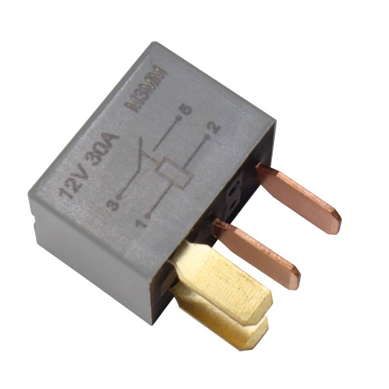 HISports Auto Kompressor Relais 39794-SDA-A05, 4Pin 12V schwarz Mikro Relais, Automatisch, Arbeitskontakt, Hutschienenmontage, 30A, RELAY von HISports