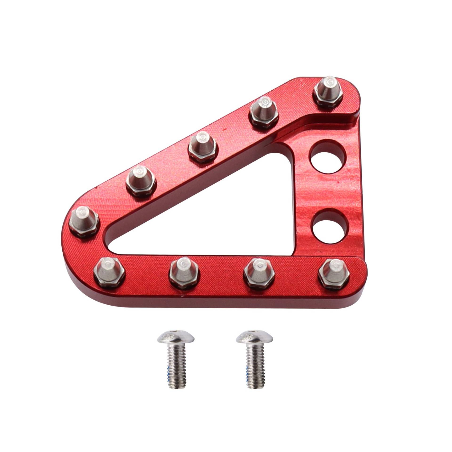 HISports Motorrad Hinterrad Bremspedal Trittplatte aus CNC Aluminium für alle 125–530 cc Motorräder von 2004–2010 – Rot HISports Motorrad Hinterrad Bremspedal Trittplatte aus CNC Aluminium für alle 125–530 cc Motorräder von 2004–2010 – Rot von HISports