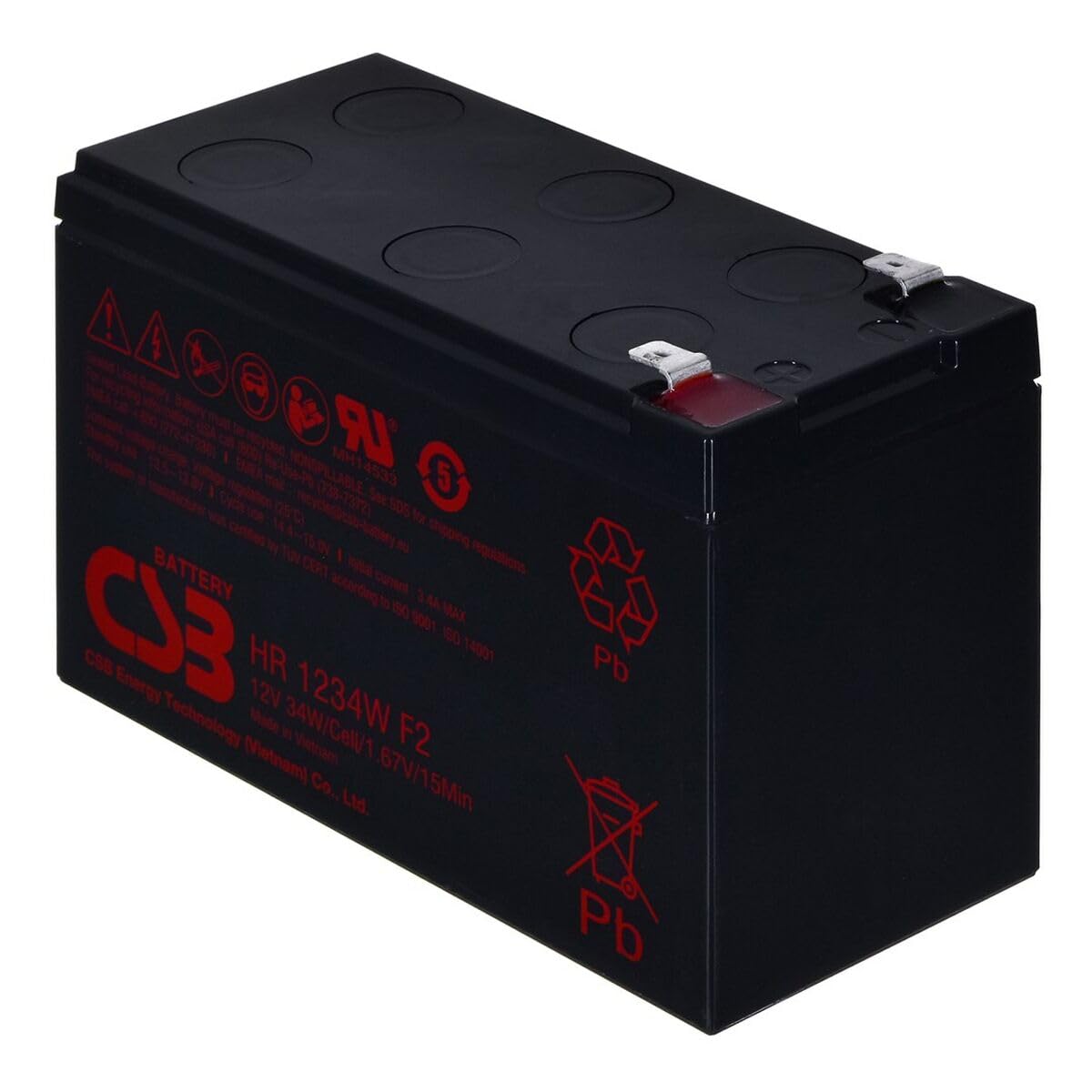 HITACHI CSB Batterie USV HR1234WF2 9Ah 12V - Marke EAN: 5904006036078 von HITACHI CSB