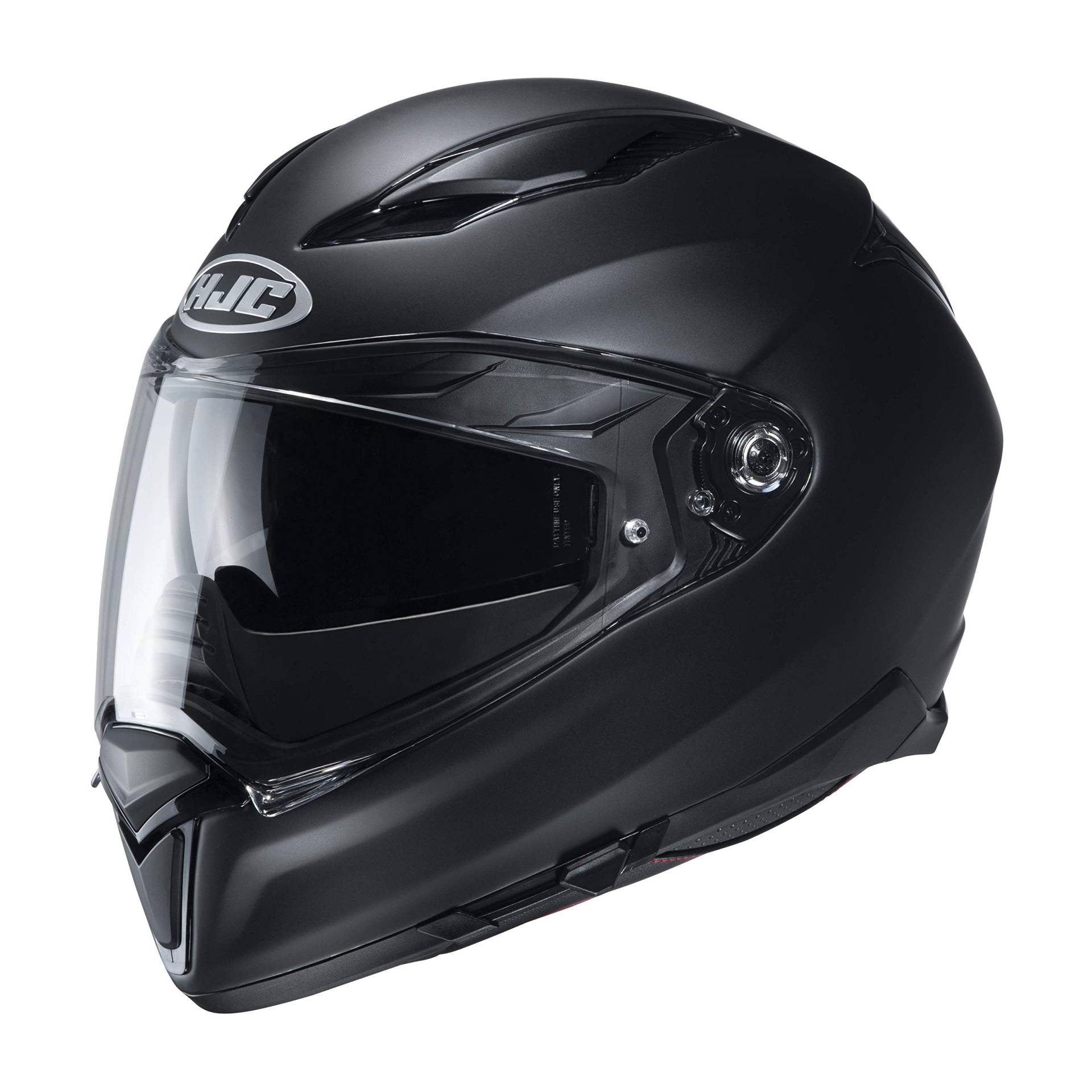 HJC Helmets Herren F70 Motorrad Helm, schwarz, XXL von HJC Helmets