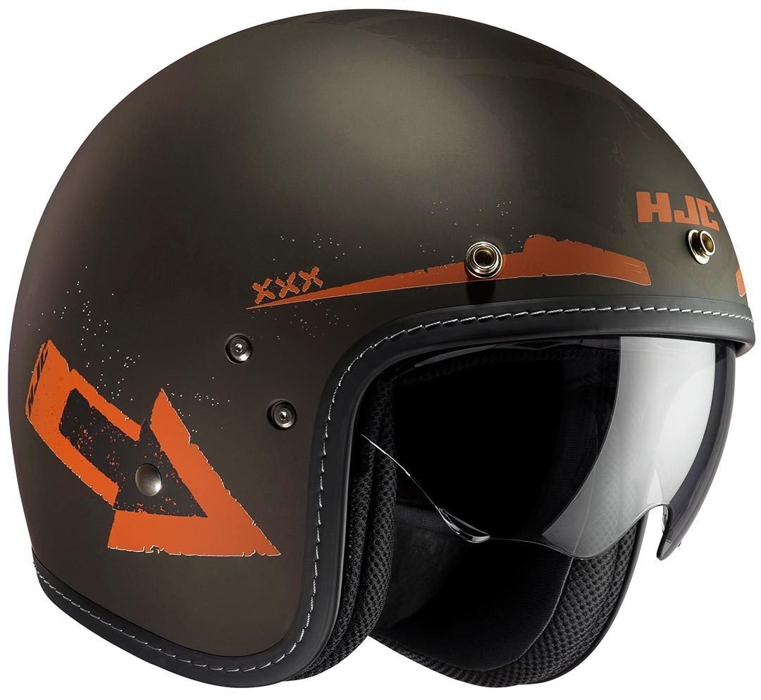 HJC Helm Moto FG 70s Tales MC9 F, orange, Größe S von HJC Helmets