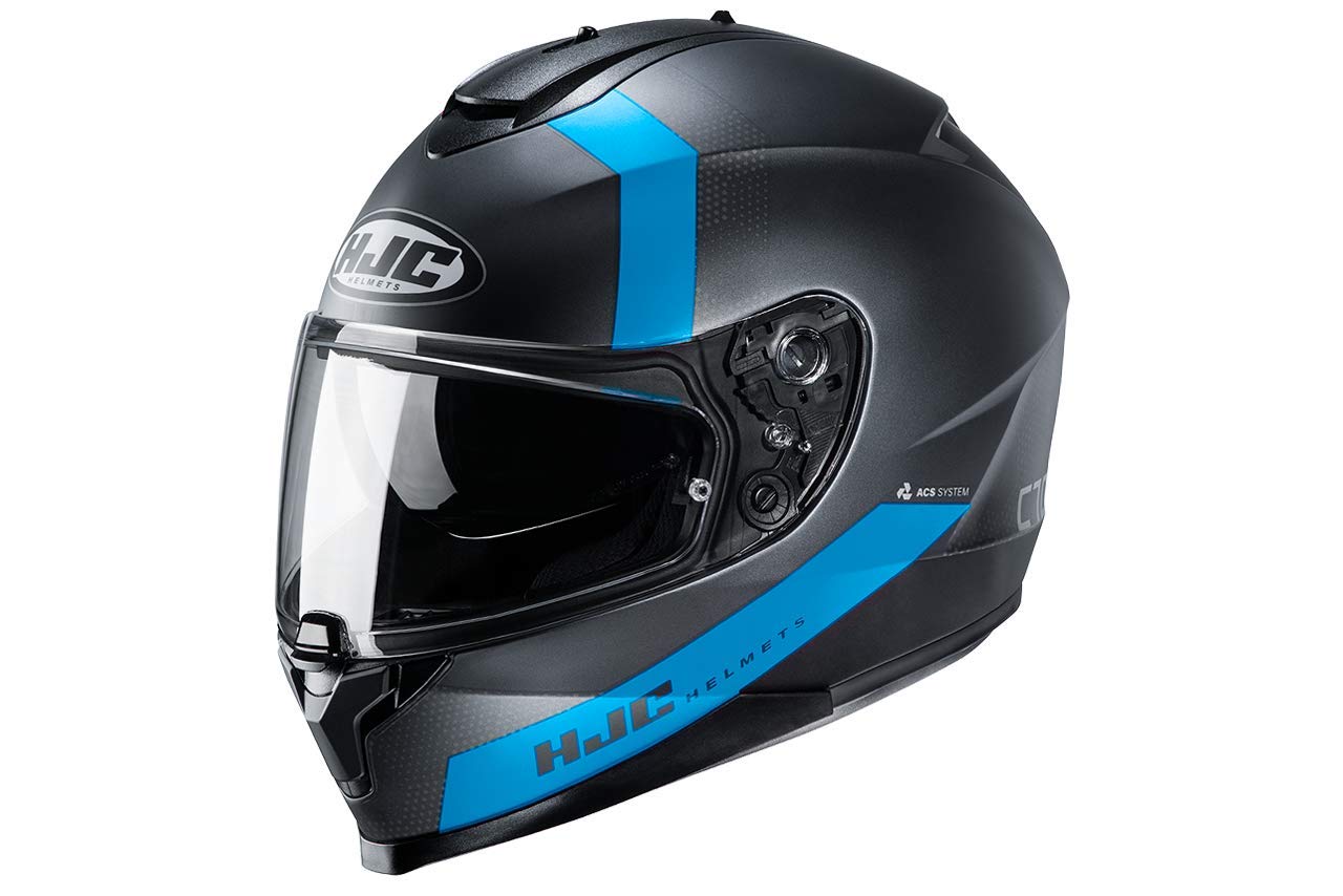 HJC Helmets Integralhelm, C70 Eura MC2SF, M schwarz blau von HJC