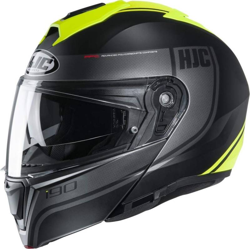 HJC Helmets Herren Nc Helmet, Schwarz/Gelb, XL von HJC Helmets