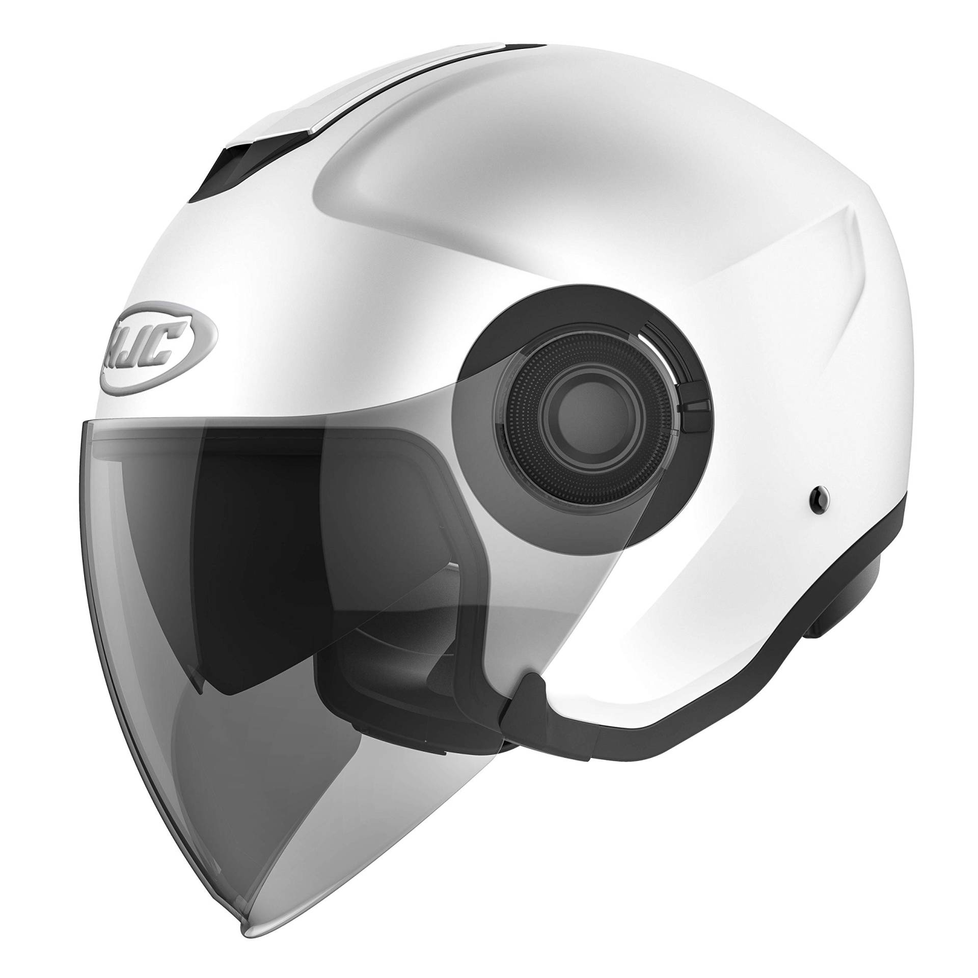 HJC Helmets Motorradhelm HJC i40 SEMI FLAT WHITE, Weiss, XL, Weiß, 16877910 von HJC Helmets