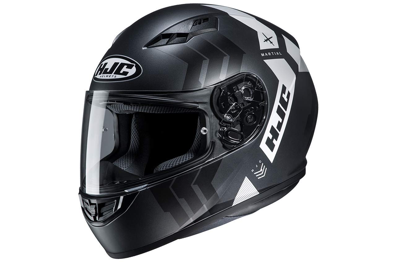 HJC Helmets Unisex-Adult CS15 Martial Motorradhelm, schwarz blau Grün, XXL von HJC Helmets