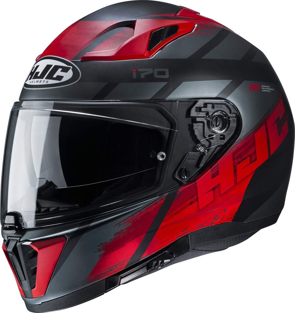 HJC Helmet I70 REDEN BLACK/RED M von HJC Helmets