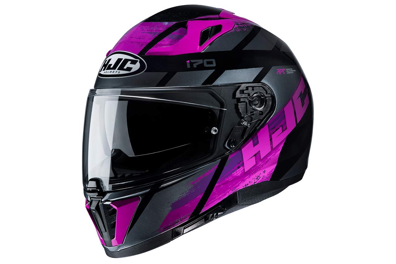 HJC Helmet I70 REDEN BLACK/PINK XXS von HJC