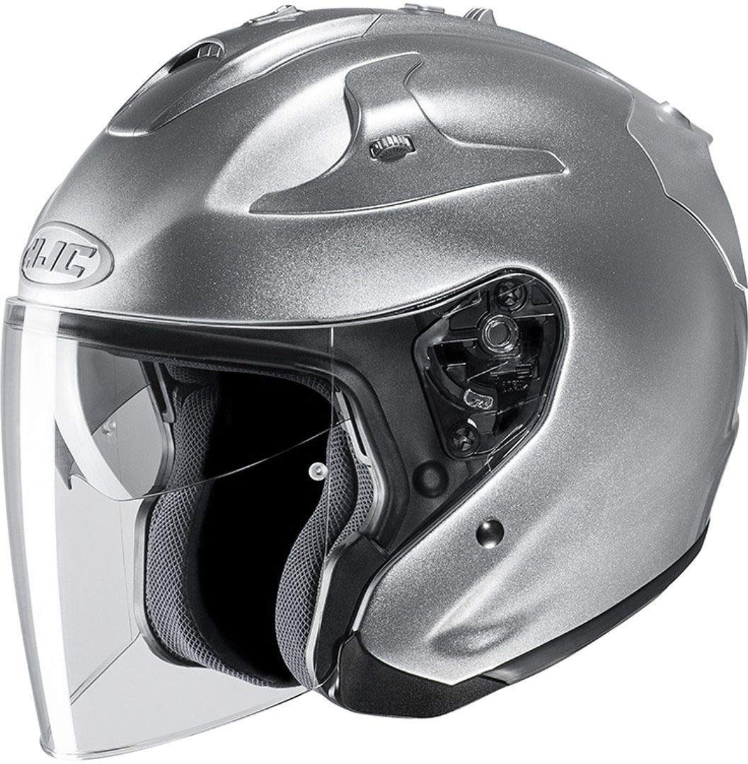 HJC Motorradhelm FG-Jet Clair, Grau, Größe L von HJC Helmets