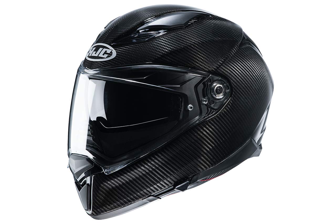 HJC Unisex-Adult F70 Motorradhelm, Carbon schwarz, XXL von HJC Helmets