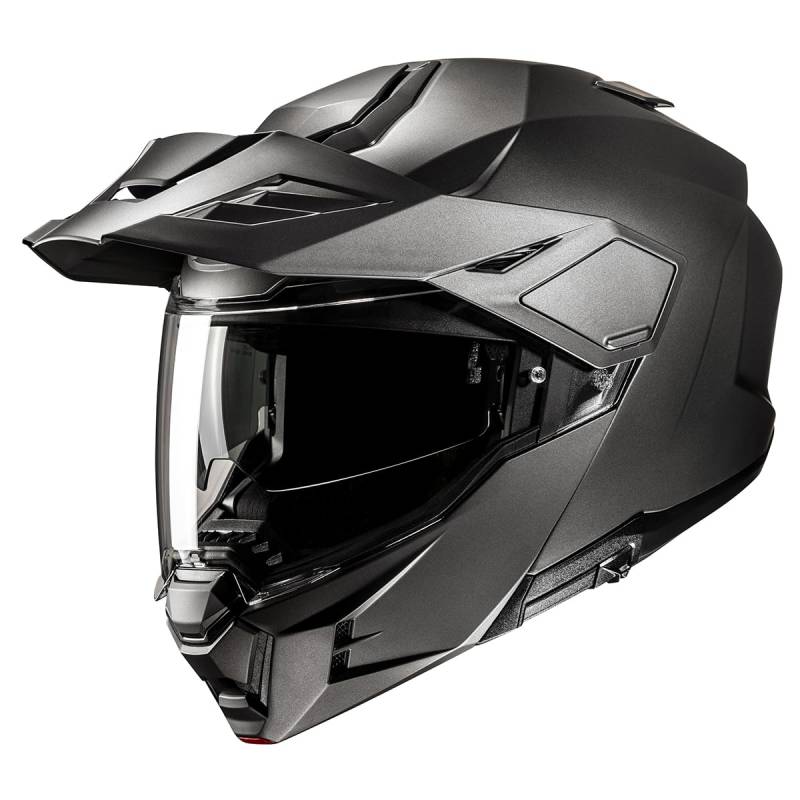 HJC, Modularer Motorradhelm i80 UNI Semi Flat Titanium, S von HJC Helmets