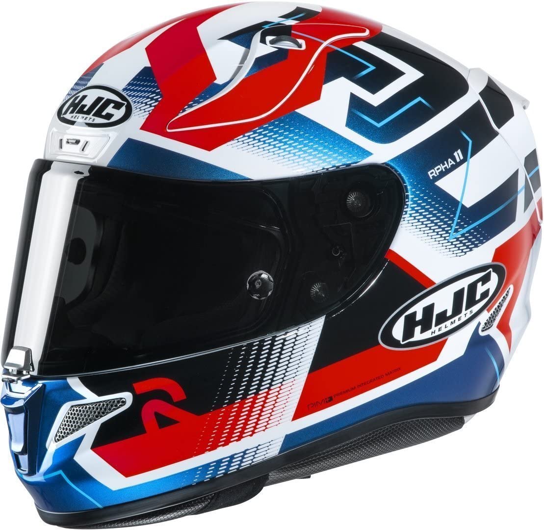 Motorradhelm HJC RPHA 11 NECTUS MC21, Weiss/Rot/Blau, L von HJC Helmets