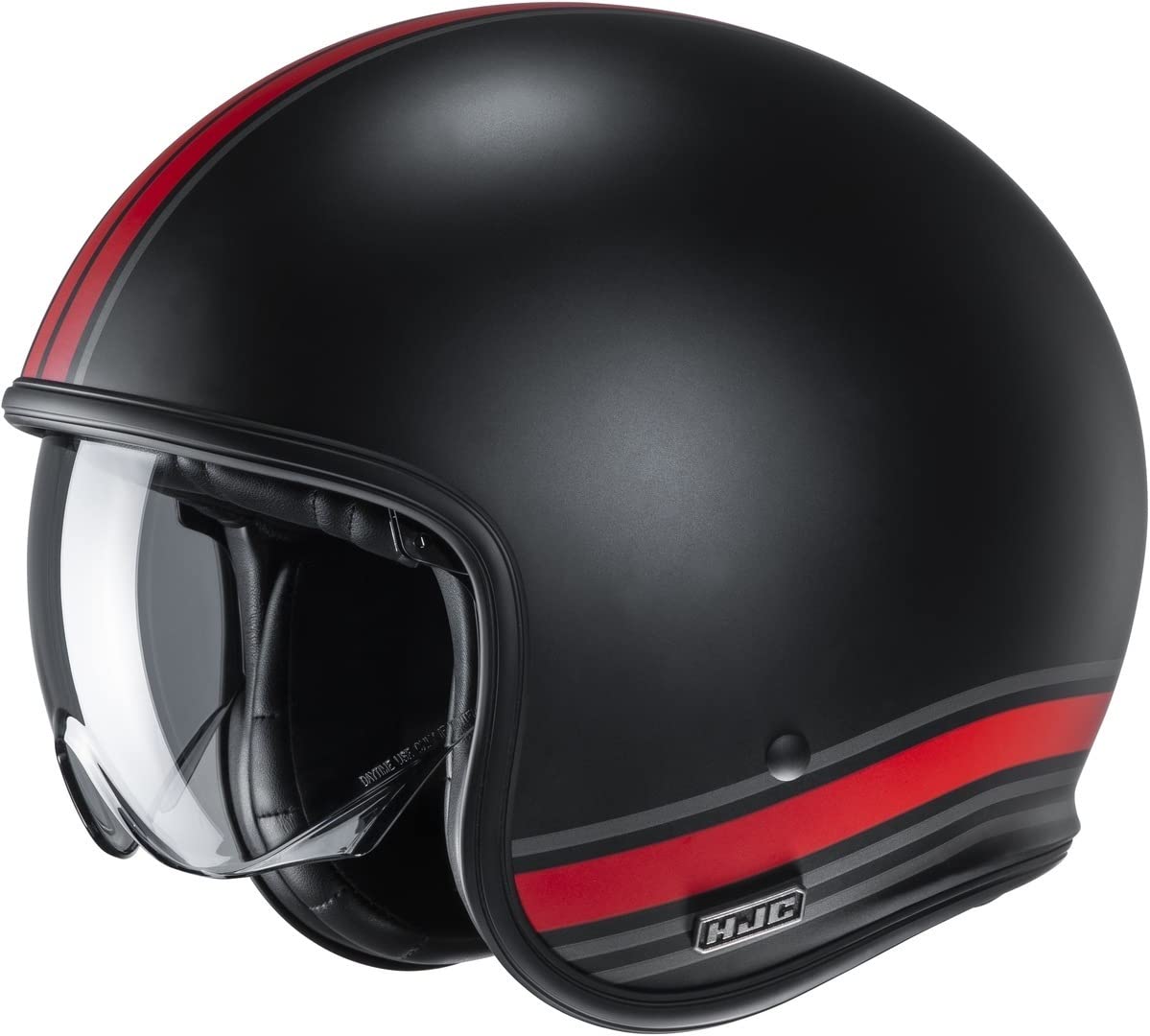 Motorradhelm HJC V30 SENTI MC1SF, Schwarz/Rot, L von HJC Helmets